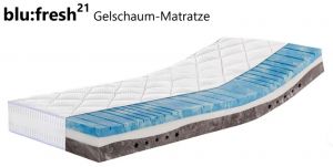 Matratze blu:fresh21 Gelschaum
